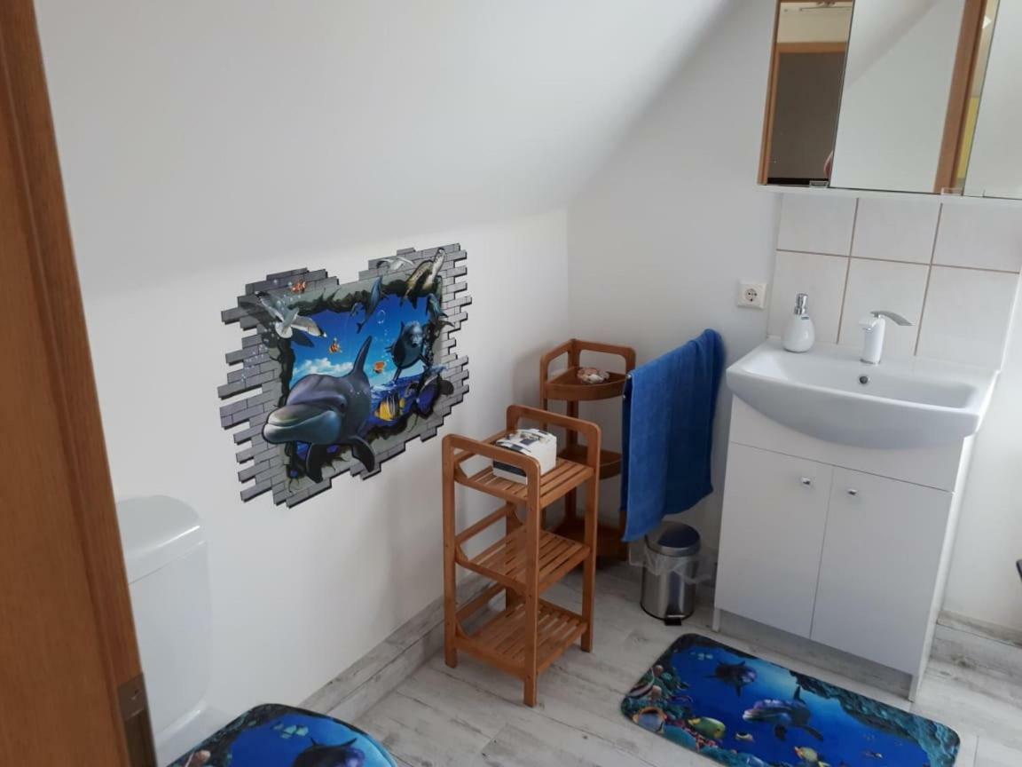 Ferienwohnung Gaensebluemchen Wartenburg Exteriör bild
